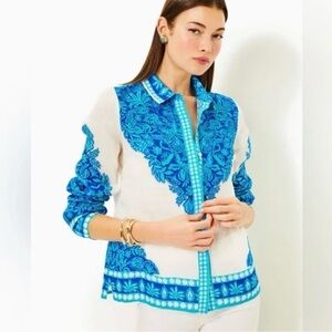 Lilly Pulitzer Kiran Button Down Top